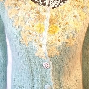 Free People Minty Green Sweater